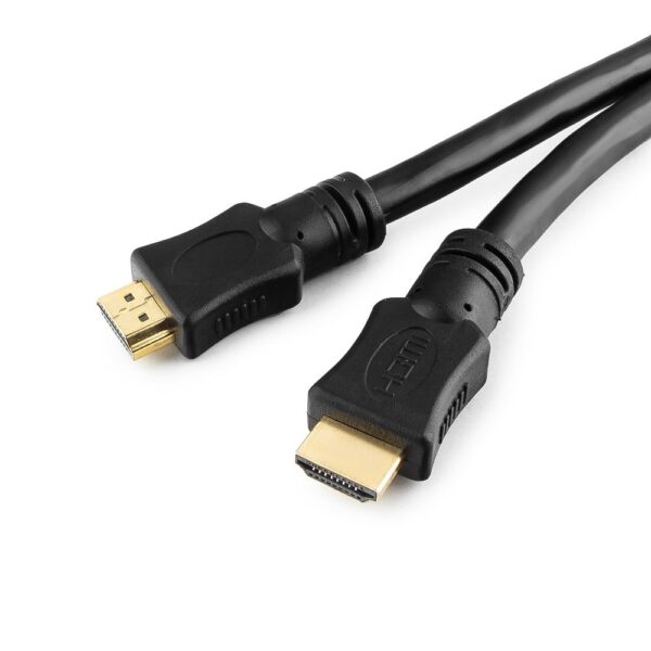 кабель hdmi cablexpert cc-hdmi4-20m, 20м, v2.0, 19m/19m, черный, позол.разъемы, экран, пакет