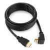 кабель hdmi cablexpert cc-hdmi490-10, 3.0м, v1.4, 19m/19m, углов. разъем, черный, позол.разъемы, экран, пакет
