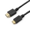кабель hdmi-minihdmi cablexpert cc-hdmi4c-10, 19m/19m, 3.0м, v1.4, 3d, ethernet, черный, позол.разъемы, экран, пакет