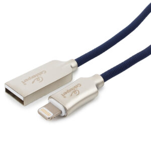 Кабель USB Cablexpert для Apple CC-P-APUSB02Bl-1.8M, MFI, AM/Lightning, серия Platinum, длина 1.8м, синий, нейлоновая оплетка, блистер