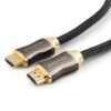 кабель hdmi cablexpert, серия platinum, 1,8 м, v2.0, m/m, позол.разъемы, титановый металлический корпус, нейлоновая оплетка, блистер