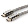 кабель hdmi cablexpert, серия platinum, 1,8 м, v2.0, m/m, плоский, позол.разъемы, металлический корпус, нейлоновая оплетка, блистер