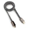 кабель hdmi cablexpert, серия platinum, 1 м, v2.0, m/m, плоский, позол.разъемы, металлический корпус, нейлоновая оплетка, блистер