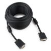 кабель vga premium cablexpert cc-ppvga-15m, 15m/15m, 15м, двойной экран, феррит.кольца, пакет