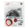 кабель vga premium cablexpert cc-ppvga-15m-b, 15m/15m, 15м, черный, двойной экран, феррит.кольца, пакет