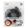 кабель vga premium cablexpert cc-ppvga-20m-b, 15m/15m, 20м, черный, двойной экран, феррит.кольца, пакет
