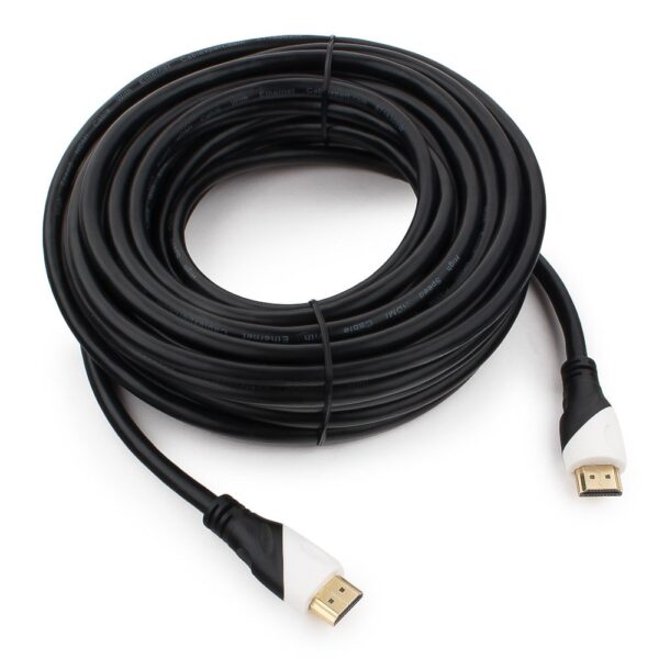 кабель hdmi cablexpert, серия silver, длина 10 м, v1.4, m/m, позол.разъемы, коробка