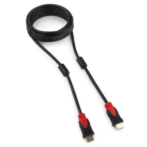 Кабель HDMI Cablexpert, серия Silver, длина 3 м, v1.4, M/M, позол.разъемы, феррит. кольца, коробка