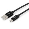 кабель usb 2.0 cablexpert cc-s-musb01bk-0.5m, am/microb, серия silver, длина 0.5м, черный, блистер