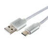 кабель usb 2.0 cablexpert cc-u-usbc01s-1.8m, am/typec, серия ultra, длина 1.8м, серебристый, блистер