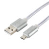 кабель usb 2.0 cablexpert cc-u-musb01s-1.8m, am/microb, серия ultra, длина 1.8м, серебристый, блистер