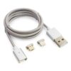 кабель магнитный usb 2.0 cablexpert cc-usb2-amlm3-1m, am/microbm 5p - iphone lightning, комбо кабель, 1м, алюминиевые разъемы, коробка