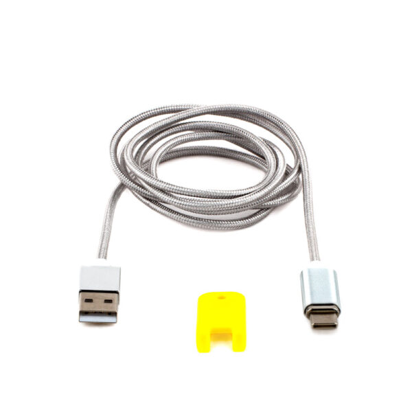 кабель магнитный usb 2.0 cablexpert cc-usb2-amucmm-1m, am/typec, 1м, алюминиевые разъемы, коробка