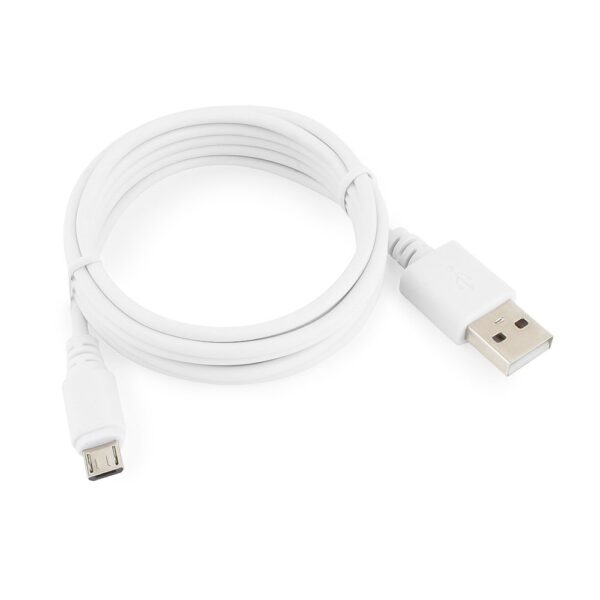 кабель usb 2.0 cablexpert cc-musb2-ambm-6w, am/microbm 5p, 1.8м, белый, пакет