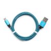 кабель usb 2.0 cablexpert cc-musb2bl1m, am/microbm 5p, 1м, нейлоновая оплетка, алюминиевые разъемы, синий, пакет