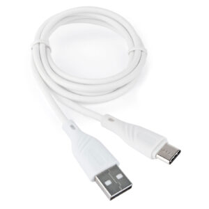 Кабель USB 2.0 Cablexpert CCB-USB2-AMCMO1-1MW, AM/Type-C, издание Classic 0.1, длина 1м, белый, блистер
