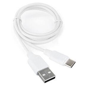 Кабель USB 2.0 Cablexpert CCB-USB2-AMCMO2-1MW, AM/Type-C, издание Classic 0.2, длина 1м, белый, блистер
