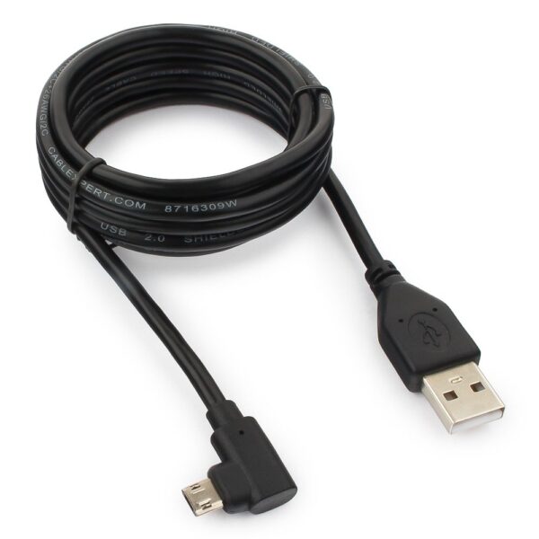 кабель usb 2.0 cablexpert ccb-usb2-ammdm90-6, двусторонний разъем microb, am/microb 5p, 1.8м, блистер