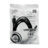 кабель usb 2.0 pro cablexpert ccf-usb2-ambm-6, am/bm, 1.8м, экран, феррит.кольцо, черный, пакет