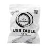 кабель удлинитель usb2.0 pro cablexpert ccf2-usb2-amaf-15, am/af, 4.5м, экран, 2феррит.кольца, черный, пакет