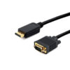 кабель displayport->vga cablexpert ccp-dpm-vgam-6, 1,8м, 20m/15m, черный, экран, пакет