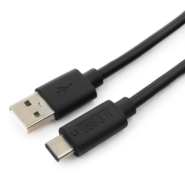 кабель usb cablexpert ccp-usb2-amcm-6, usb2.0 am/usb type-c, 1.8м, пакет