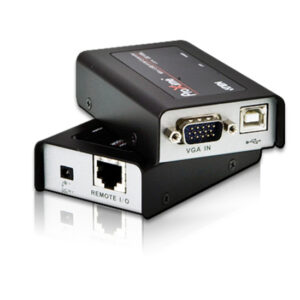 ATEN CE100-A7-G VGA/SVGA+KBD+MOUSE USB, 100 метр., 1xUTP Cat5e, HD-DB15+USB A-тип/USB B-тип, Female, c KVM-шнуром USB, Б.П.220> 5V