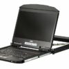 aten cl3100nx-ata-rg консоль управления, для kvm-переключателей, 19", vga+kbd+mouse+speaker usb, с kvm-шнуром usb 1.8м, lcd/жк экран 18.5", лат./рус.клав