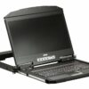 aten cl3700nw-ata-rg консоль управления, для kvm-переключателей, 19", hdmi+kbd+mouse+speaker usb, с kvm-шнуром usb 1.8м, lcd/жк экран 18.5", лат./рус.клав