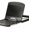 aten cl3700nw-ata-rg консоль управления, для kvm-переключателей, 19", hdmi+kbd+mouse+speaker usb, с kvm-шнуром usb 1.8м, lcd/жк экран 18.5", лат./рус.клав