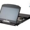 aten cl3884nw-ata-rg переключатель/switch, kvm, 1 user консоль lcd 18.5" => 4 cpu/портов/port usb+hdmi+audio, с kvm-шнурами usb+hdmi+audio 2x1.8м., 1920x1080, 1u 19", исп.спец.шнуры, osd, каскад 16, лат./рус.клав.