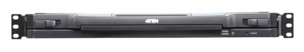 aten cl5708im-ata-rg переключатель/switch, kvm, 1 local user ps2/usb/vga консоль lcd 17"+32 ip user => 8 cpu/портов/port ps2/usb+vga, с kvm-шнурами usb 2x1.8м, 1280x1024, 1u 19", исп.спец.шнуры, osd, каскад 256, лат./рус.клав.