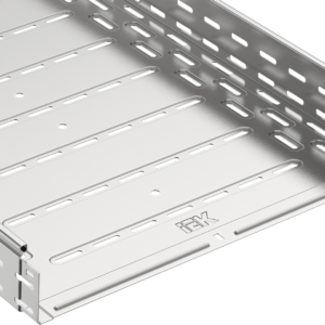 IEK CLPK10-080-400-3 Лоток крашенный перф. 80х400 L3000 (дл.3м)