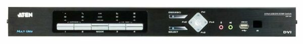 aten cm1164a-at-g kvm-переключатель, dvi+kbd+mouse, 1> 4 dvi-d блока/порта/port usb, c kvm-шнурами usb 4х1.8 м.