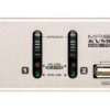 aten cs1732ac-at kvm-переключатель, vga/svga+kbd+mouse+audio, 1> 2 блока/порта/port ps/2,usb, c kvm-шнурами usb 2х1.2 м.