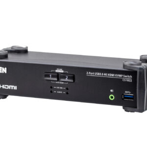 ATEN CS1822-AT-G KVM-переключатель, KVM+Audio+USB 3.1 Gen1, 1> 2 блока/порта/port USB, компл.шнур.:HDMI,USB,AUDIO 2х1.2м.