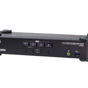 ATEN CS1824-AT-G KVM-переключатель, KVM+Audio+USB 3.1 Gen1, 1> 4 блока/порта/port USB, компл.шнур.:HDMI,USB,AUDIO 4х1.2м.