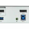 aten cs1912-at-g kvm-переключатель, dp+kbd+mouse, 1> 2 блока/порта/port usb, c kvm-шнурами dp 2x1.5м.+usb 2х1.8 м.