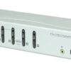 aten cs1914-at-g kvm-переключатель, dp+kbd+mouse, 1> 4 блока/порта/port usb, c kvm-шнурами dp 4x1.5м.+usb 4х1.8 м.