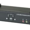 aten cs1922-at-g kvm-переключатель, dp+kbd+mouse, 1> 2 блока/порта/port usb, c kvm-шнурами dp 2x1.5м.+usb 2х1.8 м.