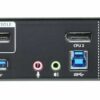 aten cs1922-at-g kvm-переключатель, dp+kbd+mouse, 1> 2 блока/порта/port usb, c kvm-шнурами dp 2x1.5м.+usb 2х1.8 м.