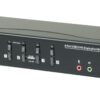 aten cs1924m-at-g kvm-переключатель, dp+kbd+mouse, 1> 4 блока/порта/port usb, c kvm-шнурами dp 4x1.5м.+usb 4х1.8 м.