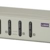 aten cs74u-a7 kvm-переключатель, vga/svga+kbd+mouse, 1> 4 блока/порта/port usb, c kvm-шнурами usb 2х1.2+2х1.8 м.