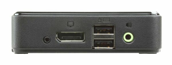 aten cs782dp-at kvm-переключатель, displayport+kbd+mouse+audio, 1> 2 компьютера/блока/порта/port usb, со шнурами usb/audio 2x1.8м + displayport 2х1.5м.