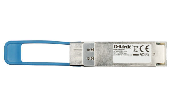 d-link dem-qx10q-lr4/dd трансивер qsfp+ с 1 портом 40gbase-lr4 для одномодового оптического кабеля (до 10 км)