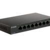 d-link des-1009mp/a1a неуправляемый коммутатор с 8 портами 10/100base-tx и 1 портом 10/100/1000base-t (8 портов рое 802.3af/at, poe-бюджет 117 вт)