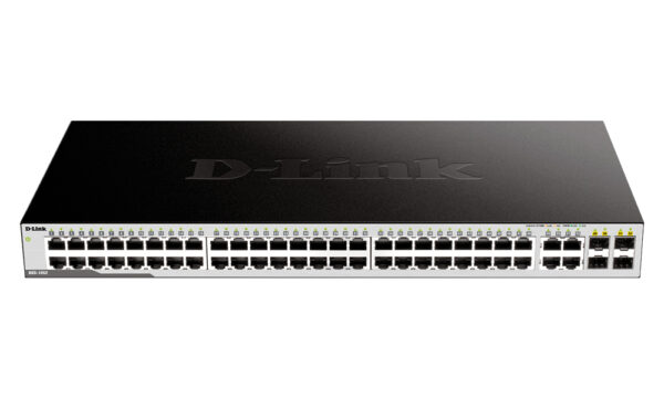 d-link dgs-1052/a1a неуправляемый коммутатор с 48 портами 10/100/1000base-t и 4 комбо-портами 100/1000base-t/sfp