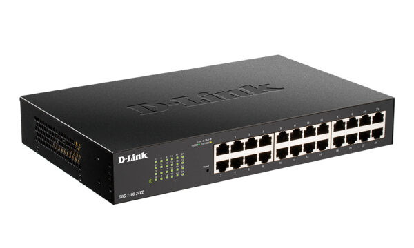 d-link dgs-1100-24v2/a1a настраиваемый компактный коммутатор easysmart с 24 портами 10/100/1000base-t