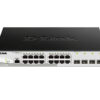 d-link dgs-1210-20/me/a1a управляемый коммутатор 2 уровня с 16 портами 10/100/1000base-t и 4 портами 1000base-x sfp