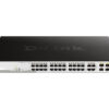 d-link dgs-1210-28mp/fl1a proj настраиваемый коммутатор websmart с 24 портами 10/100/1000base-t и 4 комбо-портами 100/1000base-t/sfp(24 порта с поддержкой poe 802.3af/802.3at (30 вт),poe-бюджет 370 вт